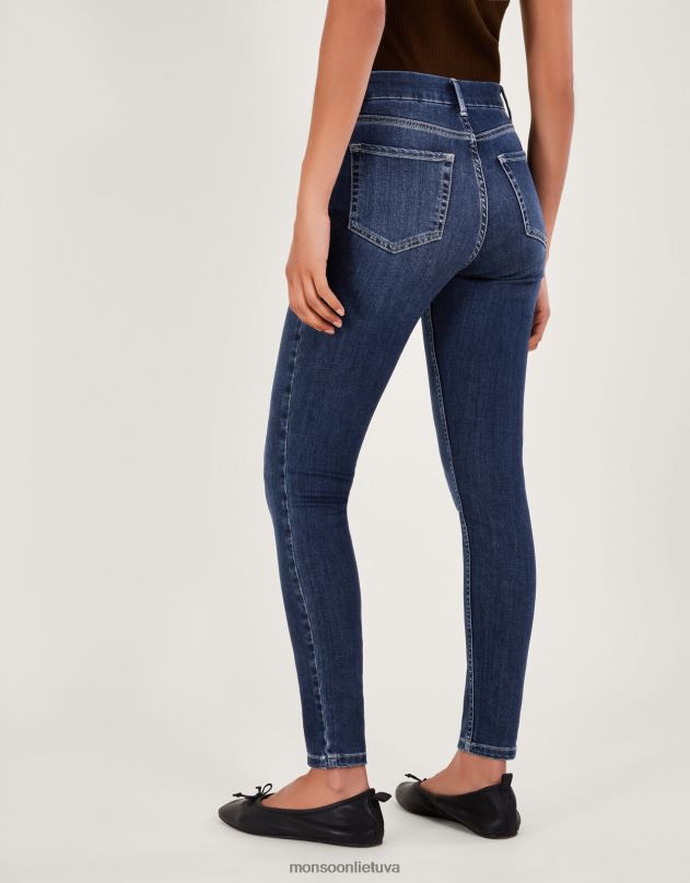 Monsoon aptempti džinsai moterys mėlyna (džinsinė mėlyna) apranga DPXBJ194
