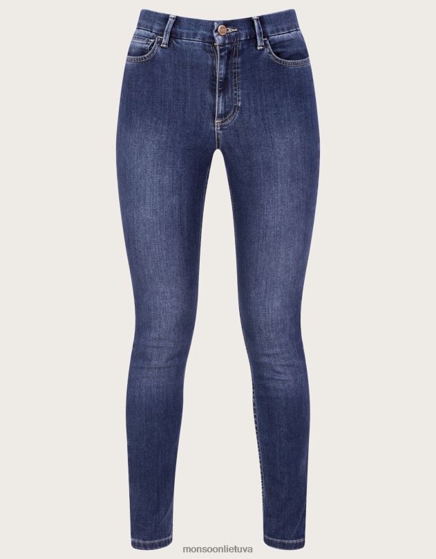 Monsoon aptempti džinsai moterys mėlyna (džinsinė mėlyna) apranga DPXBJ194