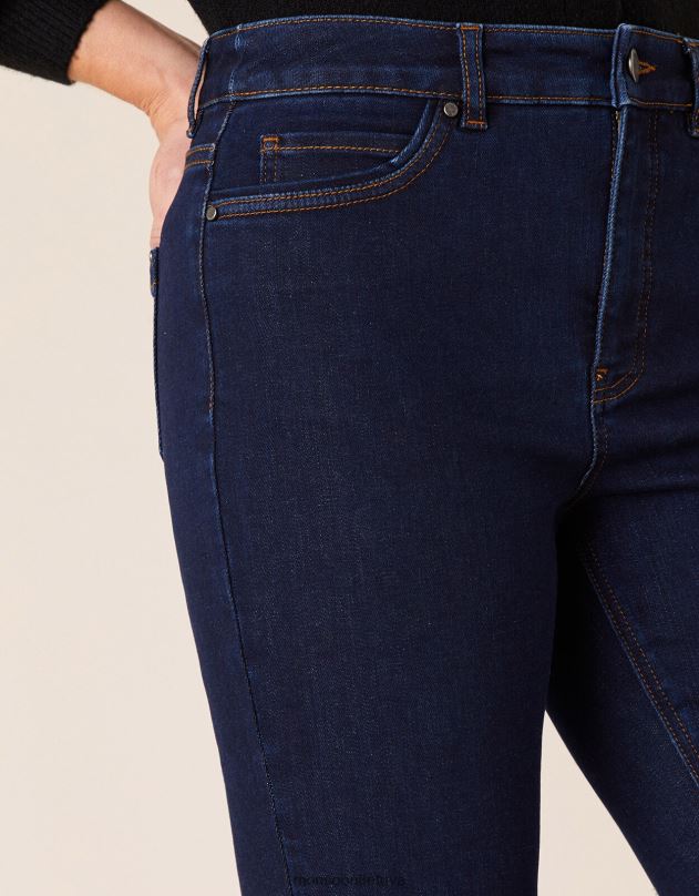 Monsoon iris trumpi siauri džinsai moterys mėlyna (mėlyna juoda) apranga DPXBJ1097