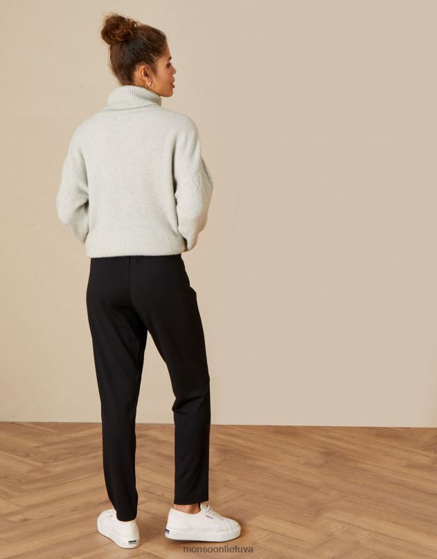 Monsoon layla bėgikai moterys juodas apranga DPXBJ1135