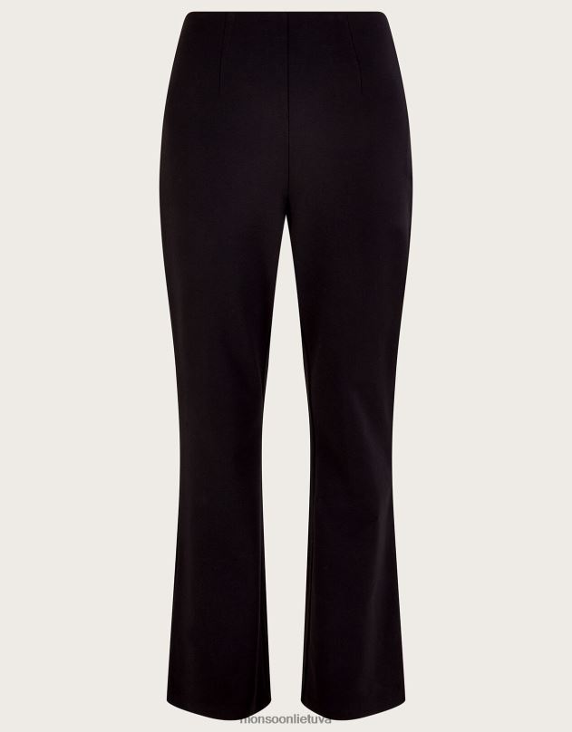 Monsoon petra ponte kelnes moterys juodas apranga DPXBJ117
