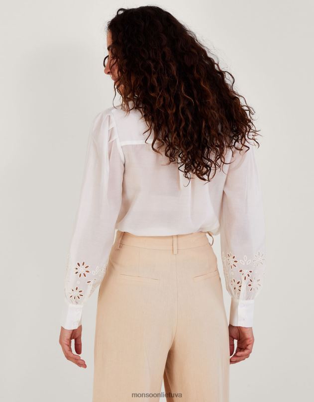 Monsoon brie kirpimo palaidinė moterys dramblio kaulo apranga DPXBJ754