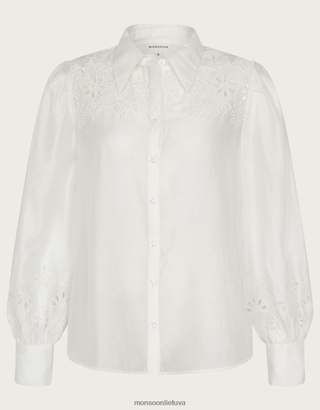 Monsoon brie kirpimo palaidinė moterys dramblio kaulo apranga DPXBJ754