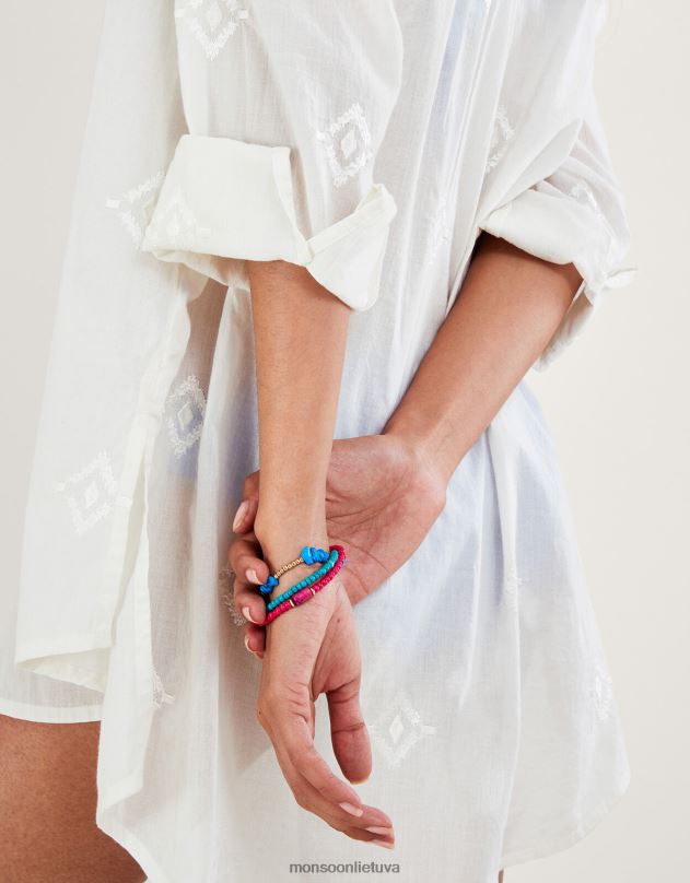 Monsoon deimantais siuvinėti paplūdimio marškinėliai moterys baltas apranga DPXBJ2778