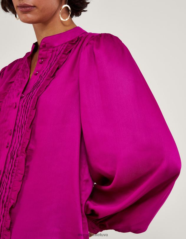 Monsoon lana raukinė palaidinė moterys rožinis apranga DPXBJ66