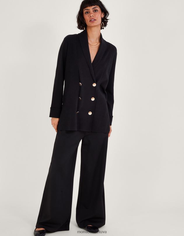 Monsoon sia skara coatigan moterys juodas apranga DPXBJ56