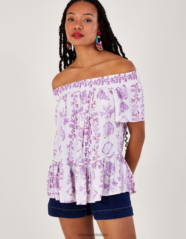 Monsoon "Lenzing ecovero" trumpomis rankovėmis su apvalkalu moterys rožinis apranga DPXBJ277