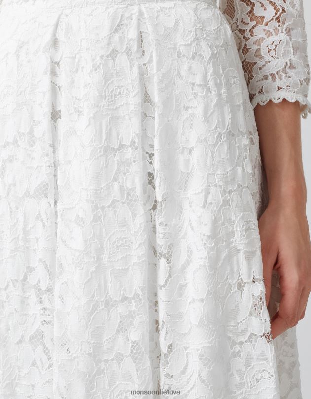 Monsoon dominika nuotakos sijonas moterys dramblio kaulo apranga DPXBJ1164