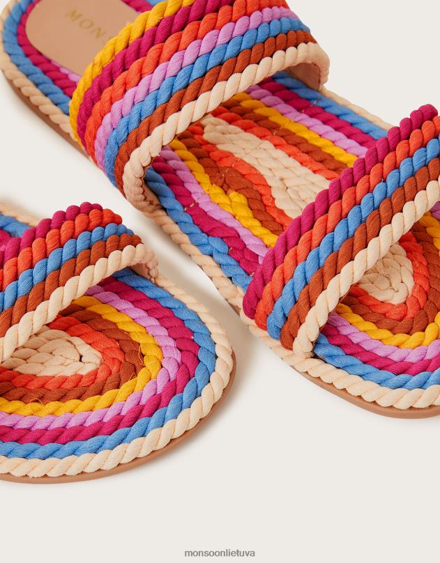 Monsoon virvių juostos paplūdimio slankikliai moterys keli avalynė DPXBJ1521