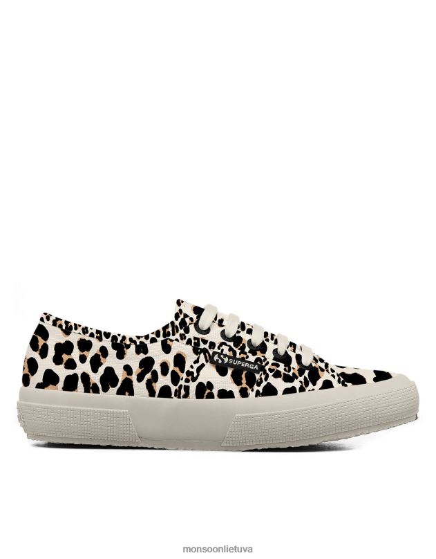 Monsoon Superga leopardo rašto suvarstomi treniruokliai moterys keli avalynė DPXBJ1519