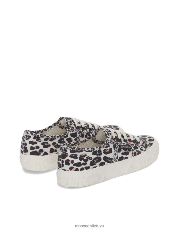 Monsoon Superga leopardo rašto suvarstomi treniruokliai moterys keli avalynė DPXBJ1519
