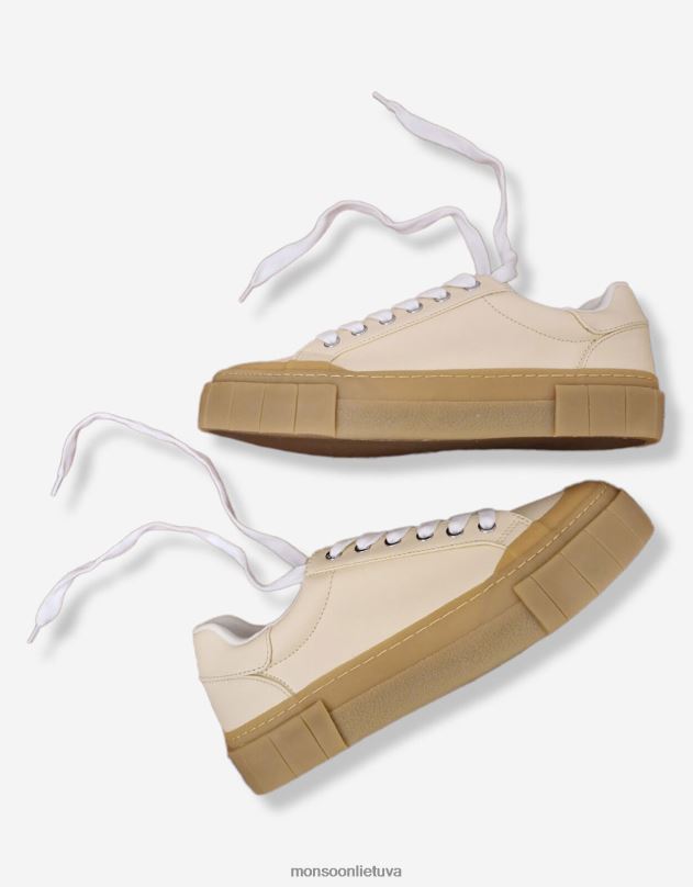 Monsoon geros naujienos žemo lygio treniruokliai moterys baltas avalynė DPXBJ1517