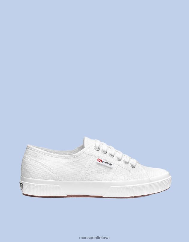 Monsoon superga 2750 vegan cotu classic treniruokliai moterys baltas avalynė DPXBJ1563
