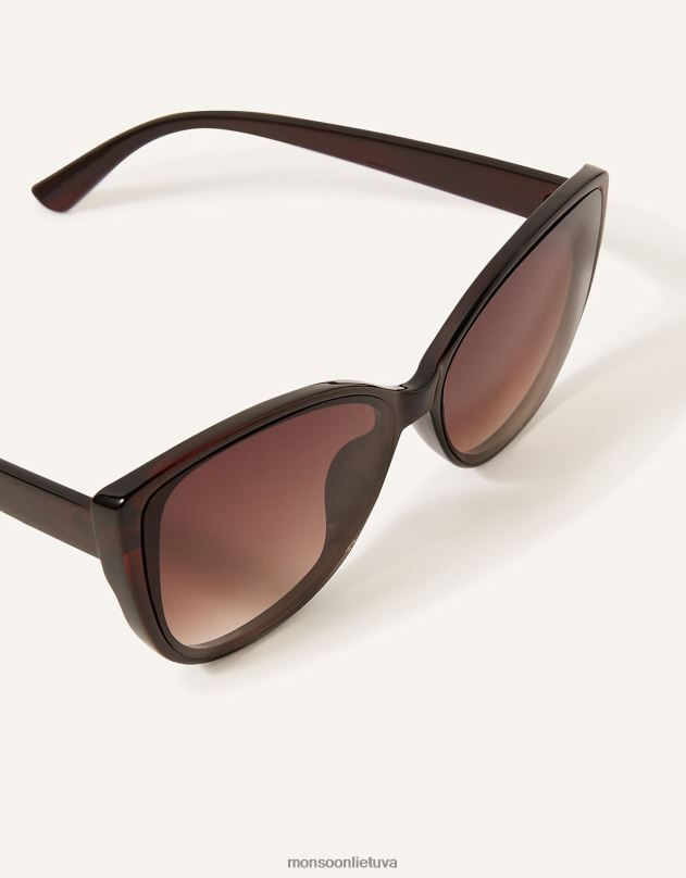Monsoon Vėžlio kiautų katės akiniai nuo saulės moterys mada priedas DPXBJ1429