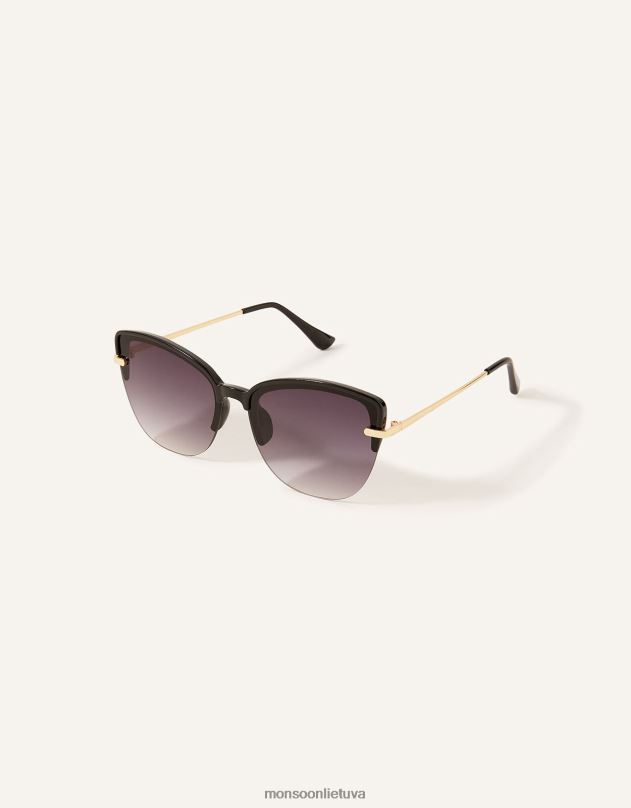 Monsoon akiniai nuo saulės be apvado metalo apdaila moterys stilingas priedas DPXBJ1428