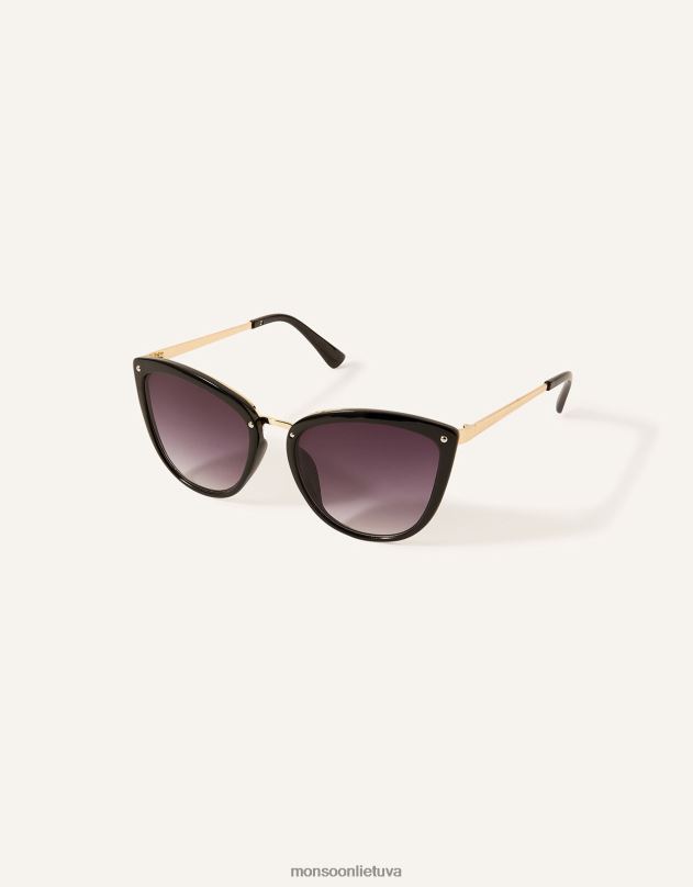 Monsoon akiniai nuo saulės su metalo apdaila moterys mada priedas DPXBJ1426
