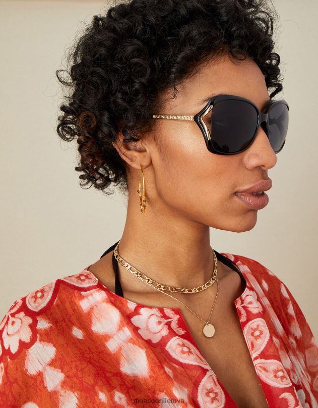 Monsoon apvyniokite akinius nuo saulės moterys stilingas priedas DPXBJ1430