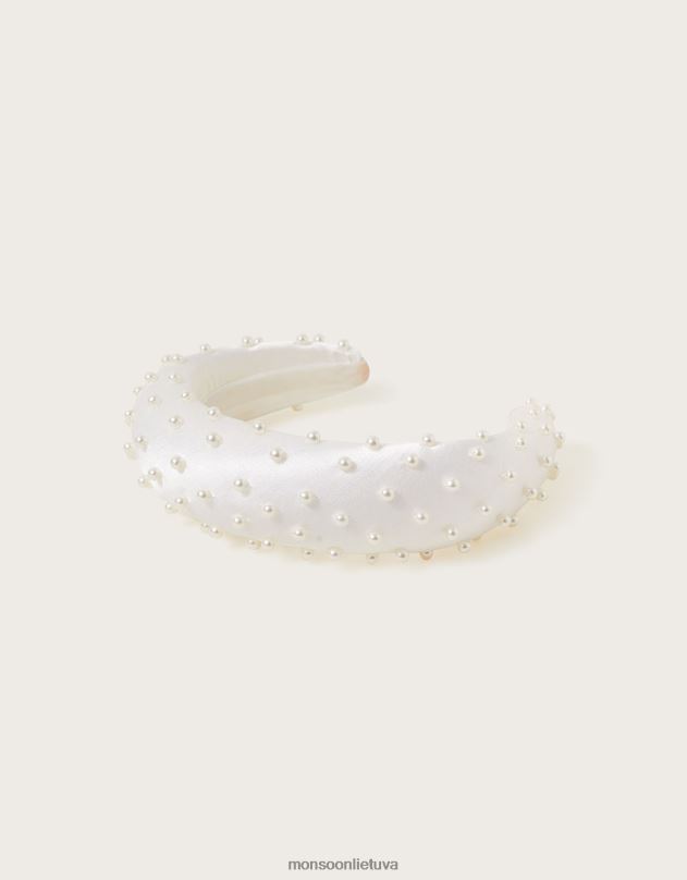 Monsoon perlais paminkštinta nuotakos galvos juosta moterys karšta priedas DPXBJ1286