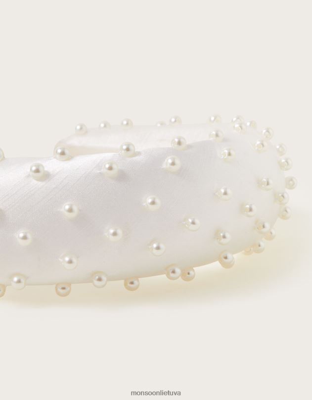 Monsoon perlais paminkštinta nuotakos galvos juosta moterys karšta priedas DPXBJ1286