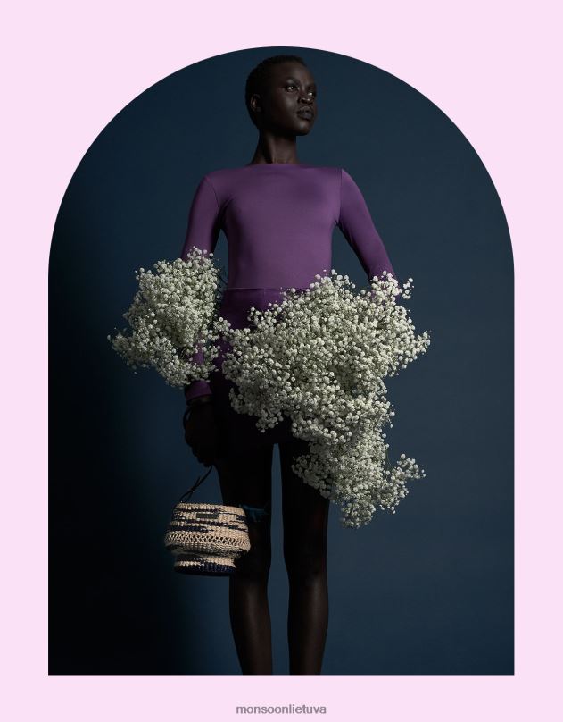 Monsoon aaks baw pot banguotas krepšys moterys mada priedas DPXBJ1254