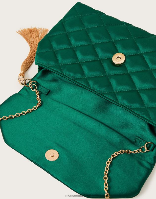 Monsoon dygsniuotas sankabos krepšys moterys mada priedas DPXBJ1283