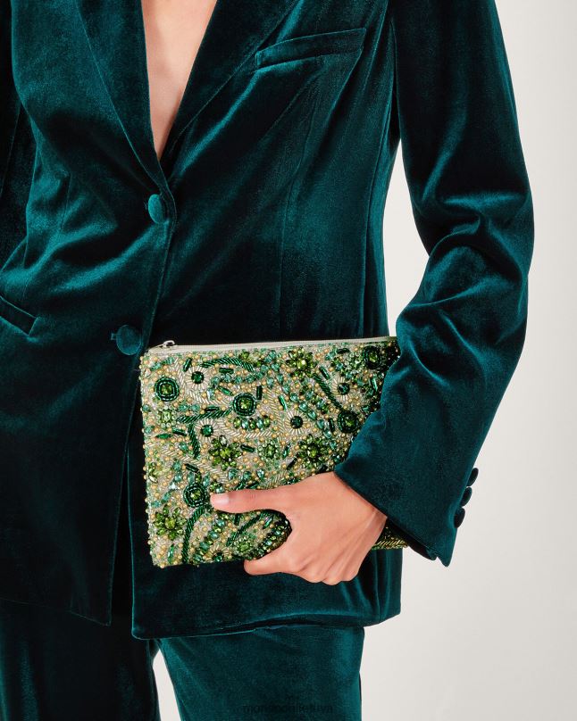 Monsoon karoliukų sankabos krepšys moterys grakštus priedas DPXBJ1190