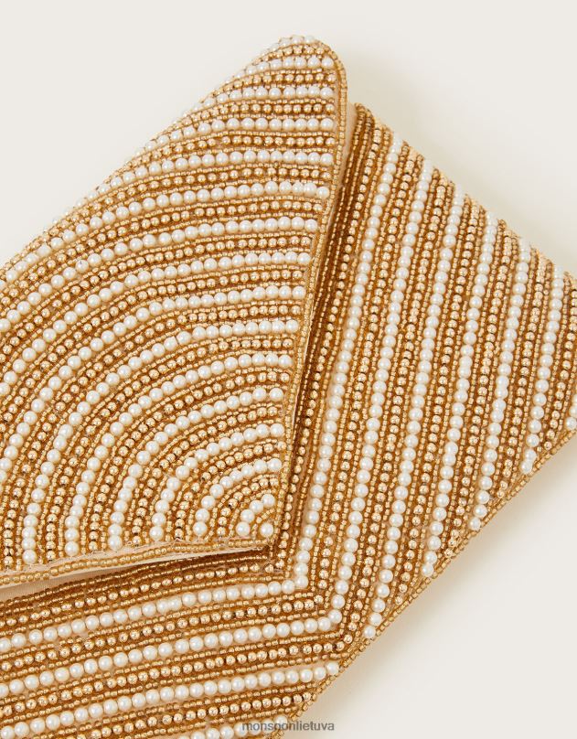 Monsoon karoliukų voko sankabos krepšys moterys stilingas priedas DPXBJ1222