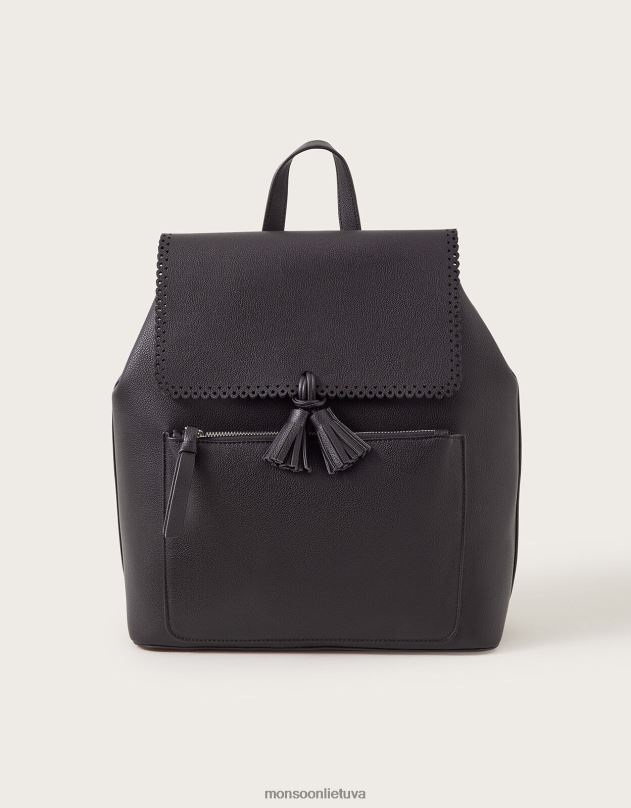 Monsoon kutinė kuprinė moterys juodas priedas DPXBJ1217