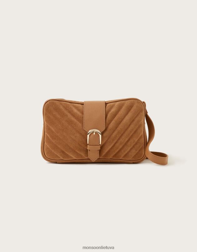 Monsoon odinis dygsniuotas 70-ųjų krepšys moterys stilingas priedas DPXBJ1352