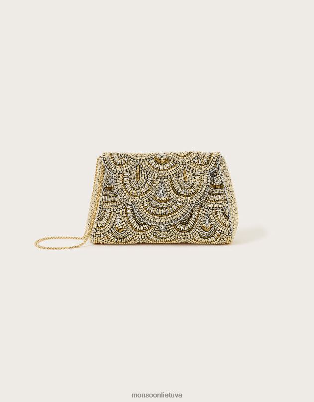 Monsoon šukučių karoliukų maišelis moterys stilingas priedas DPXBJ1225