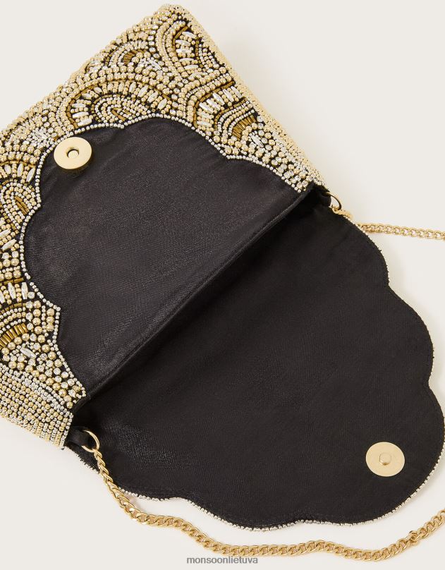 Monsoon šukučių karoliukų maišelis moterys stilingas priedas DPXBJ1225