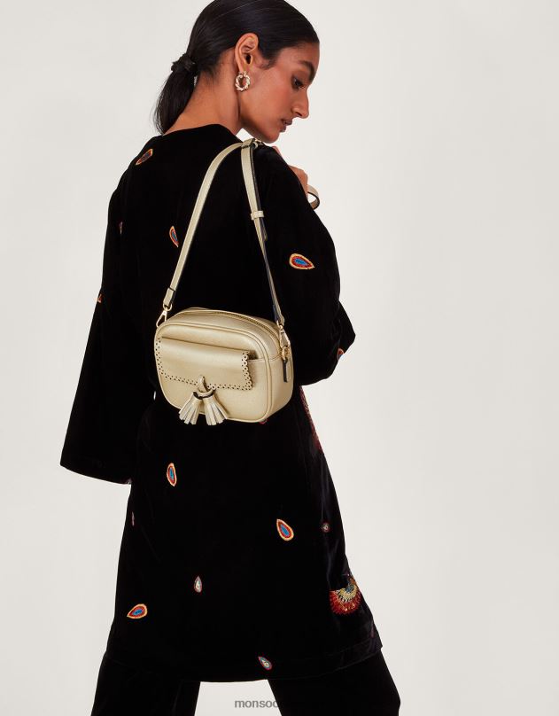 Monsoon šukuotas fotoaparato krepšys moterys grakštus priedas DPXBJ1196