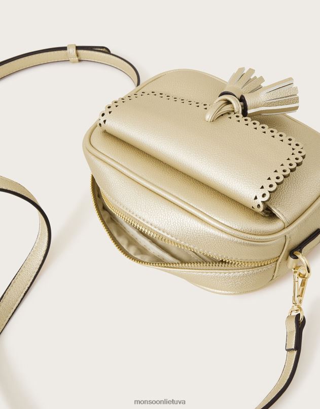 Monsoon šukuotas fotoaparato krepšys moterys grakštus priedas DPXBJ1196