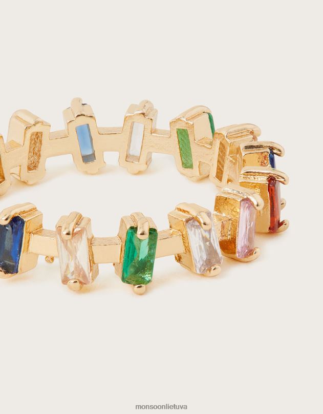 Monsoon „Baguette“ brangakmenių žiedas moterys keli priedas DPXBJ1435