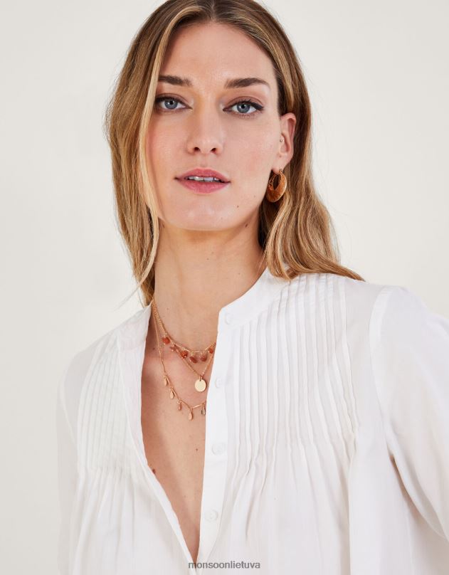 Monsoon akmeninis žavesio sluoksniuotas karoliai moterys mada priedas DPXBJ1260