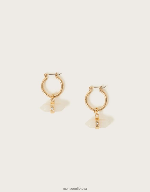 Monsoon auskarai su akmenimis moterys grakštus priedas DPXBJ1375