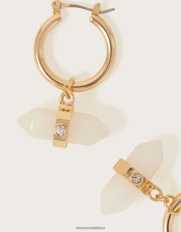 Monsoon brangakmenių Huggie lankeliai moterys stilingas priedas DPXBJ1365