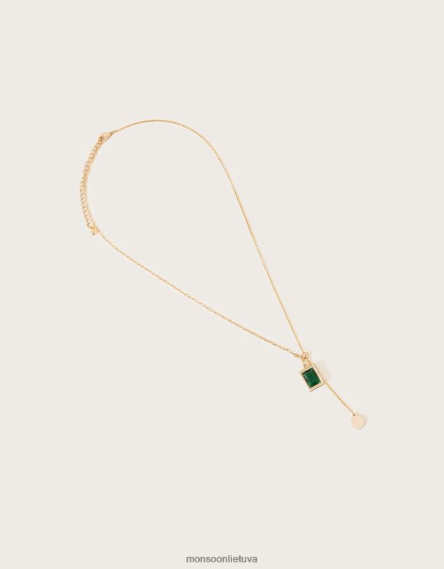 Monsoon brangakmenių pakabukas karoliai moterys grakštus priedas DPXBJ1358