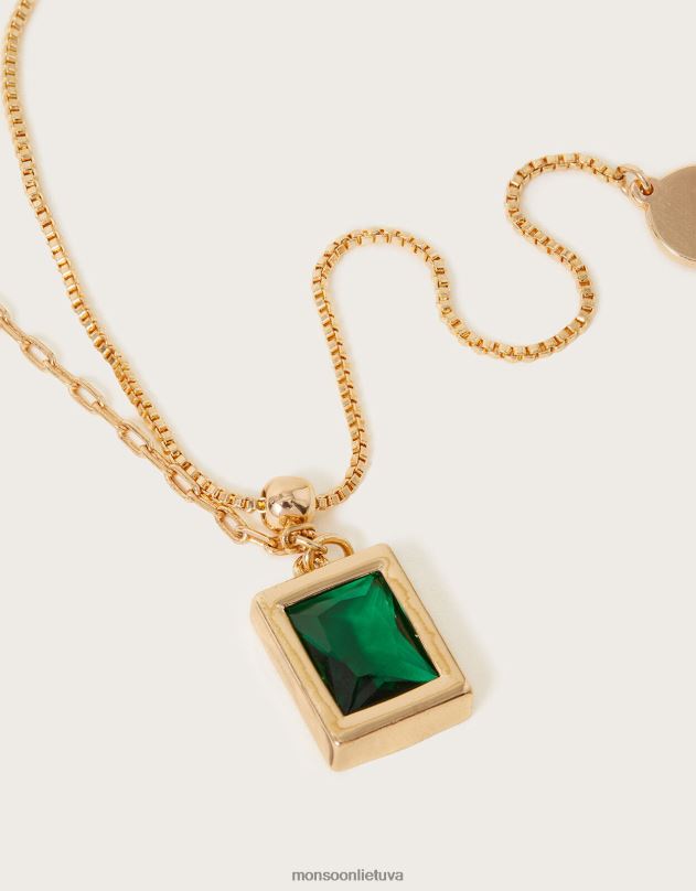 Monsoon brangakmenių pakabukas karoliai moterys grakštus priedas DPXBJ1358