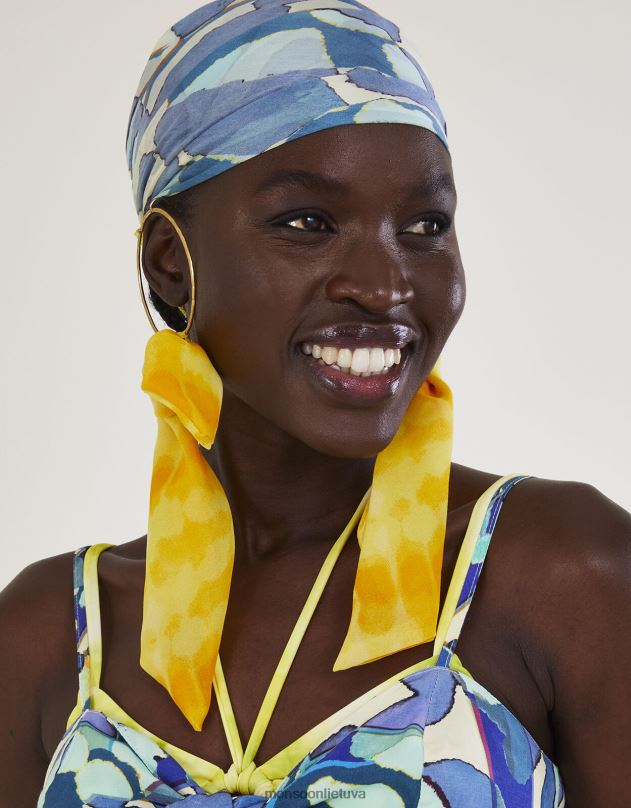 Monsoon dideli auskarai su skarele moterys stilingas priedas DPXBJ1249