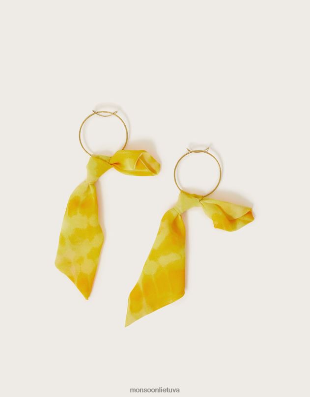 Monsoon dideli auskarai su skarele moterys stilingas priedas DPXBJ1249