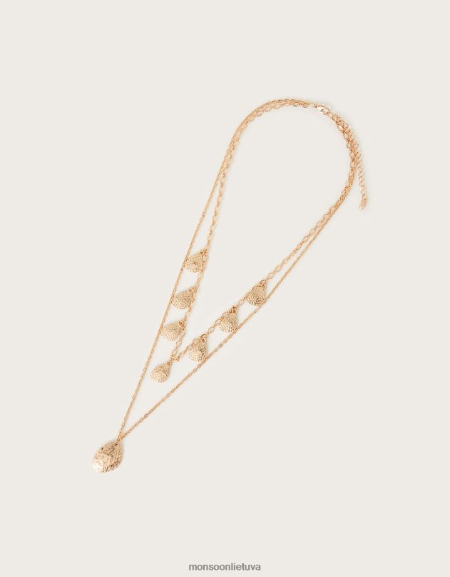 Monsoon disko žavesio sluoksniuotas karoliai moterys stilingas priedas DPXBJ1273