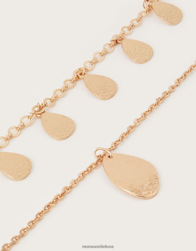 Monsoon disko žavesio sluoksniuotas karoliai moterys stilingas priedas DPXBJ1273