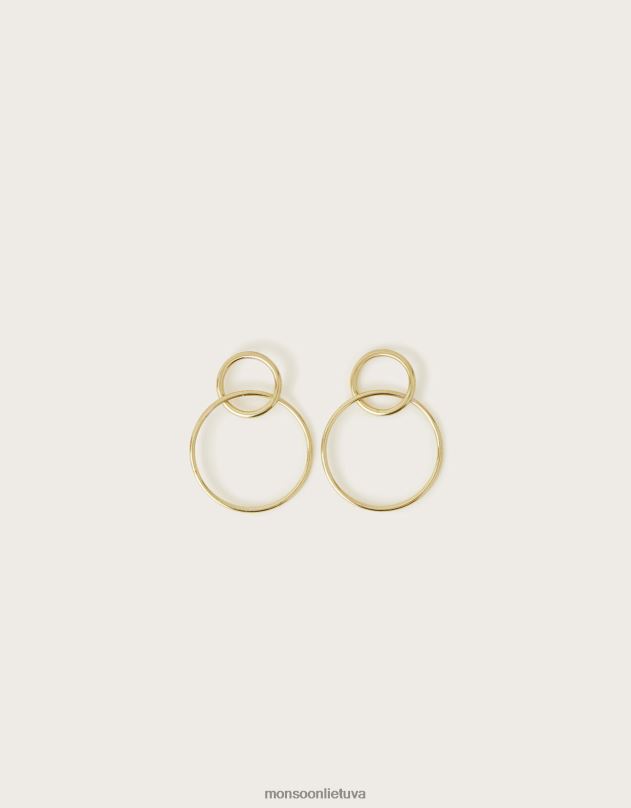 Monsoon sibilia dvigubi auskarai moterys stilingas priedas DPXBJ1319