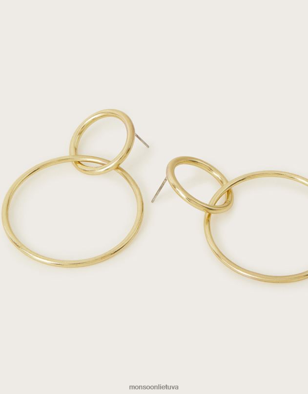 Monsoon sibilia dvigubi auskarai moterys stilingas priedas DPXBJ1319