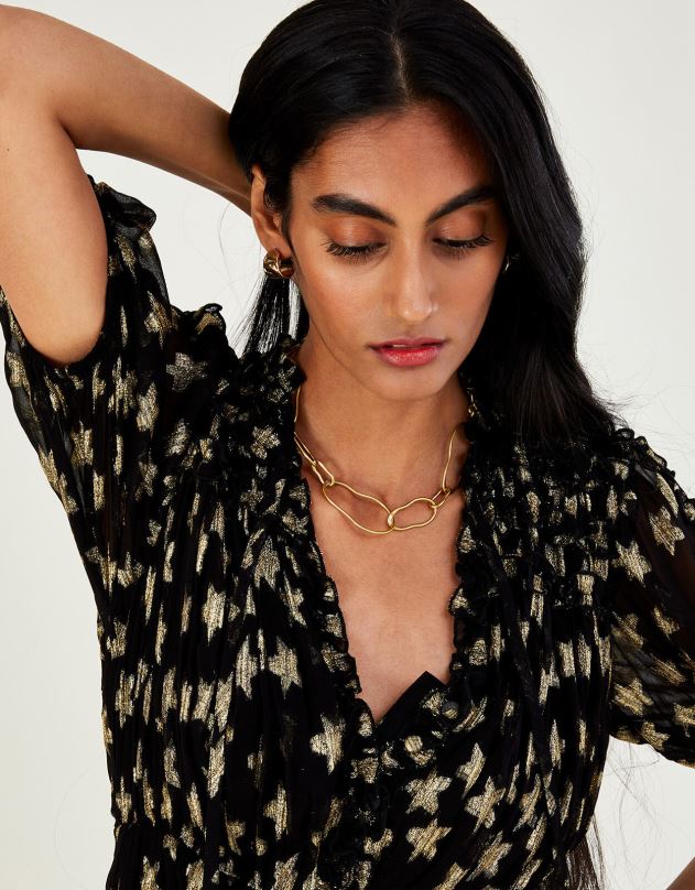 Monsoon sibilia kelių grandinių karoliai moterys mada priedas DPXBJ1355