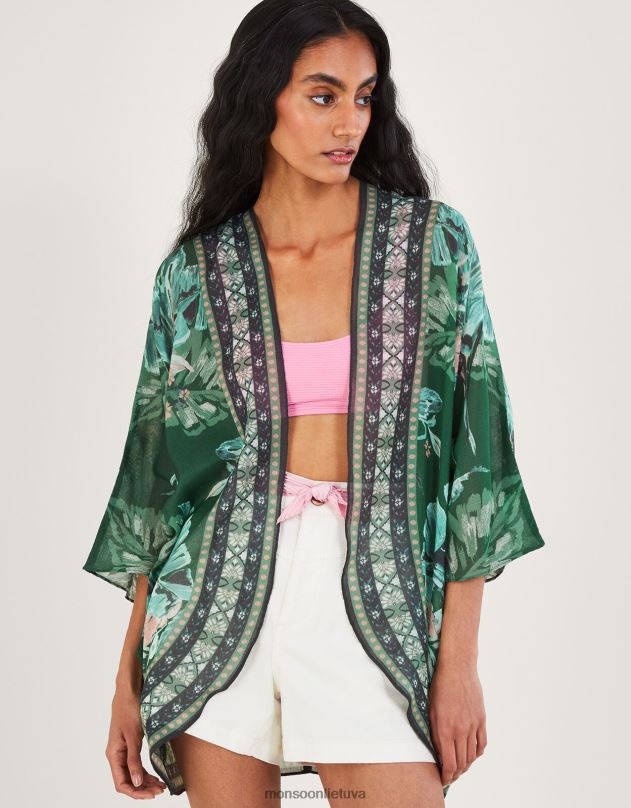 Monsoon delno atspaudų padengimas iš perdirbto poliesterio moterys mada apranga DPXBJ820