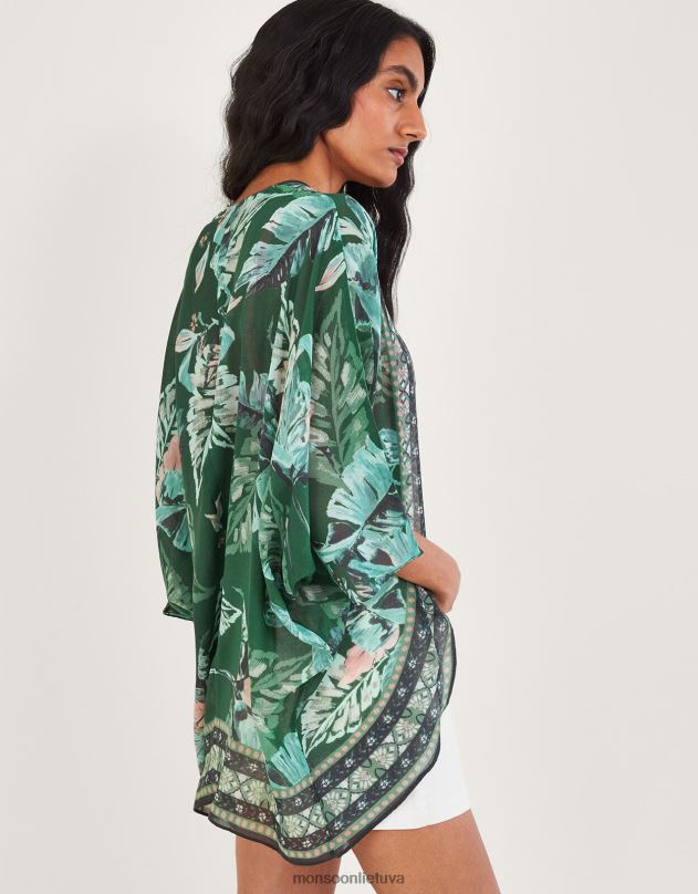 Monsoon delno atspaudų padengimas iš perdirbto poliesterio moterys mada apranga DPXBJ820