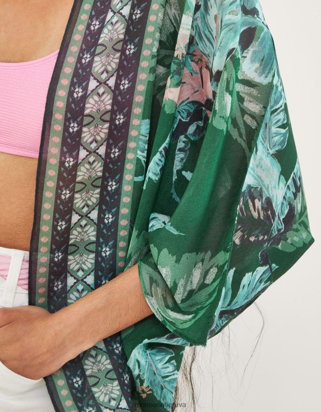 Monsoon delno atspaudų padengimas iš perdirbto poliesterio moterys mada apranga DPXBJ820