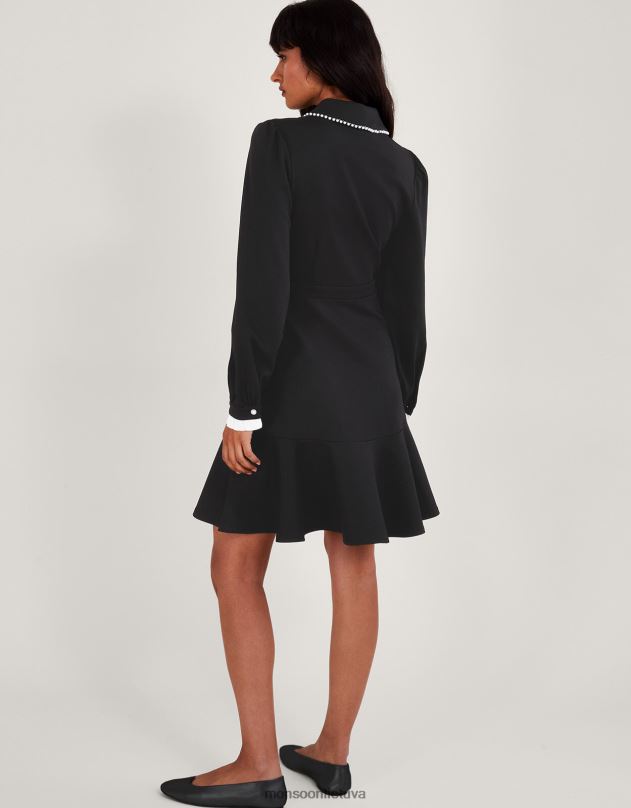 Monsoon paloma ponte suknelė moterys juodas apranga DPXBJ26